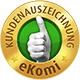 eKomi rating